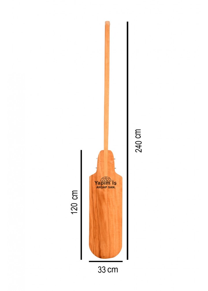 240x120x33 Cm Ahşap Fırın Küreği